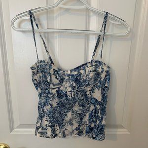 Corset Style Tank Top